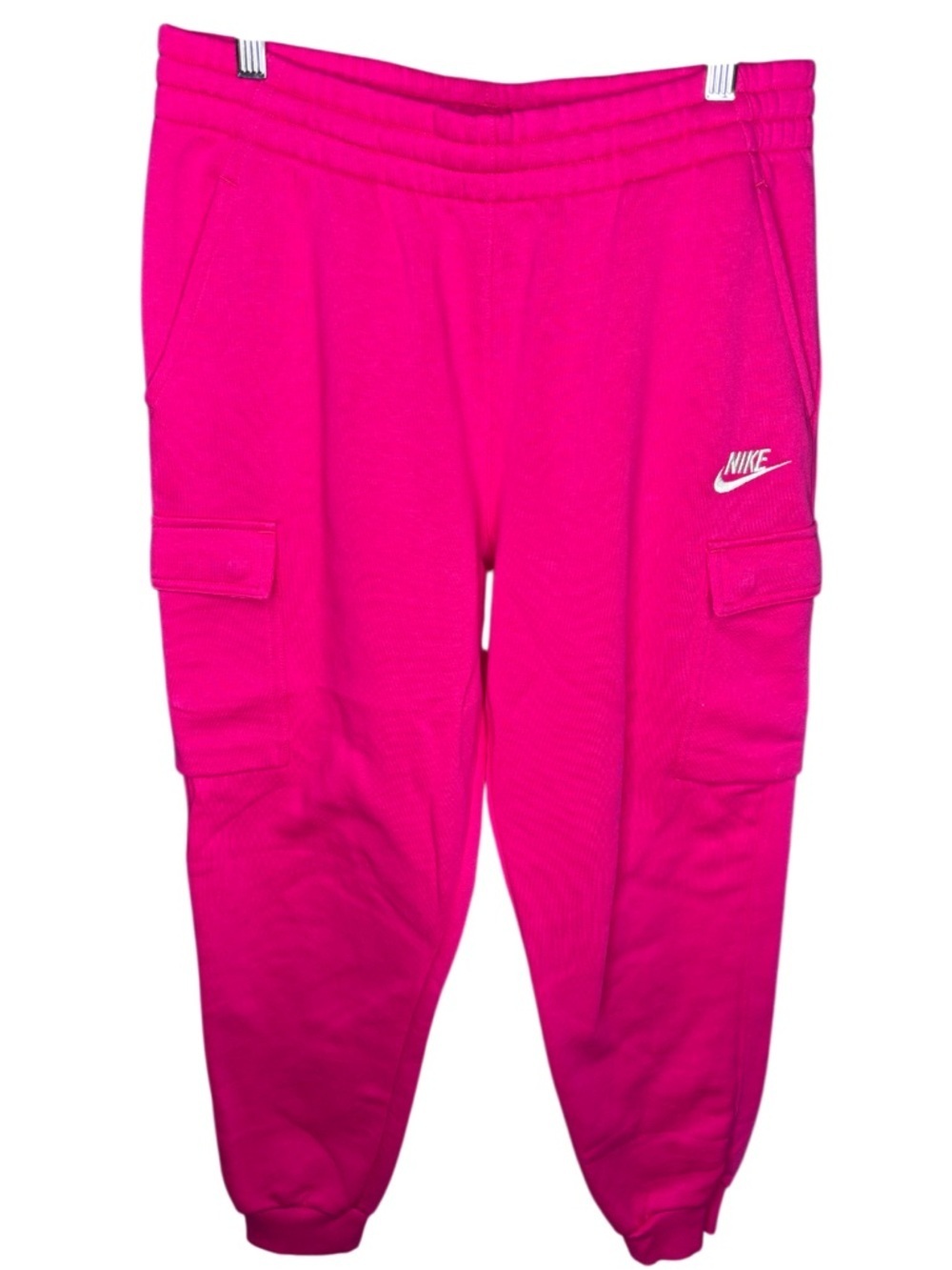 Nike Sportswear Club Fleece | Big Kids | Cargo Joggers Pink | XL - Picture 3 of 7